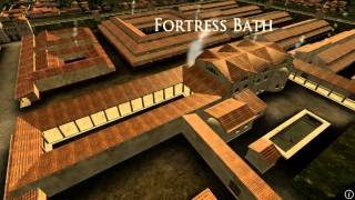 Animation of ancient Roman Fort in Caerleon Wales [upl. by Elidad112]