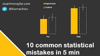 Ten Statistical Mistakes in 5 Min [upl. by Haugen42]