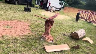 A fabulous range of wooden sculpture at Caerleon festival 2024 [upl. by Joceline]