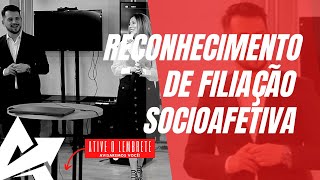 DIREITO DE FAMÍLIA Reconhecimento de filiação socioafetiva [upl. by Gosney]