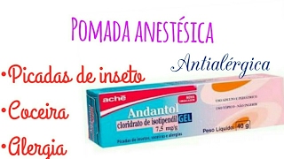 Resenha PomadaAndantol Gel [upl. by Levitan]