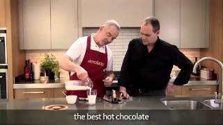 How to make a hot chocolate using an aerolatte milk frother [upl. by Annahsed]