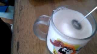 Aerolatte Review Frothing Cold Milk In Under 1 Minute [upl. by Hilbert]