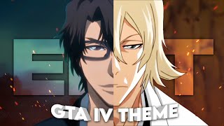 Aizen x Urahara  GTA IV Theme Edit [upl. by Harwilll453]